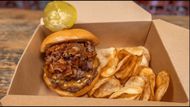 Burger from Abbey's (Image via abbeyburger.com)